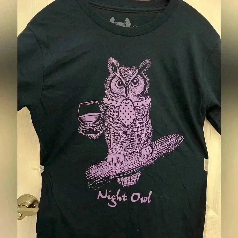 Unisex Headline Navy Blue, Night Owl T-Shirt